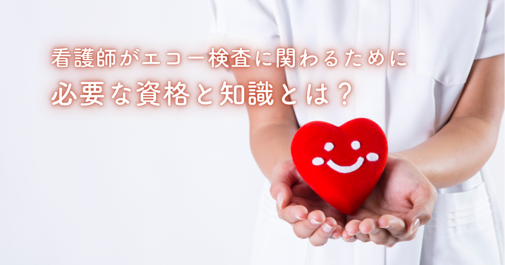 看護師がエコー検査に関わるために必要な資格と知識とは？